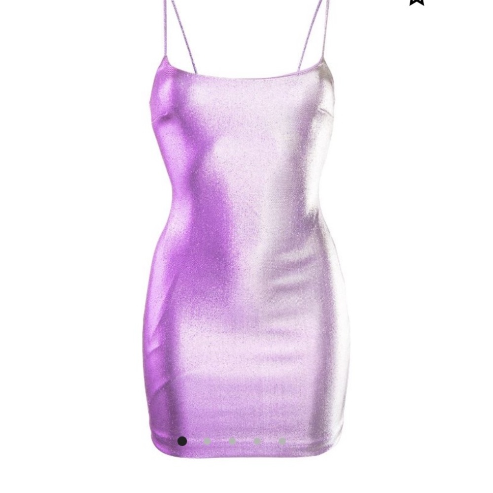BEC & BRIDGE purple/silver mini dress